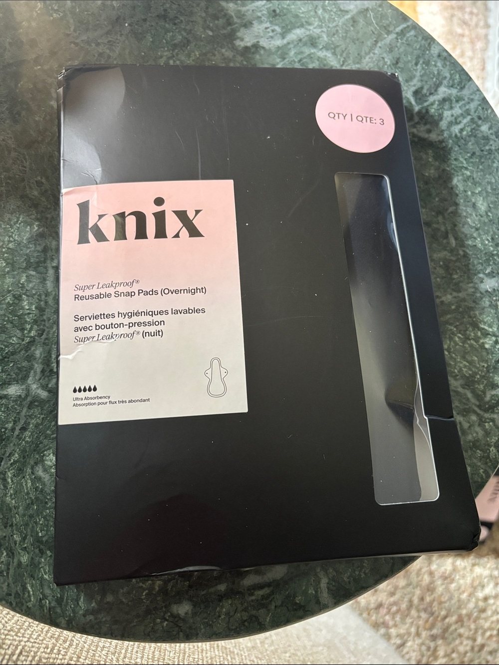 Knix Reusable Snap Pads (Overnight)
